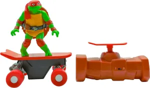 Teenage Mutant Ninja Turtles Toy, Raphael Half Pipe RC Skate Vehicle with Tricks, 2.4 GHz Remote Control TMNT Ninja Turtle Toy, Mutant Mayhem, Ages 5 