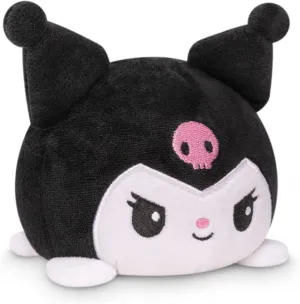 TeeTurtle - The Officially Licensed Original Sanrio Plushie - My Melody   Kuromi - Cute Sensory Fidget Stuffed Animals That Show Your Mood