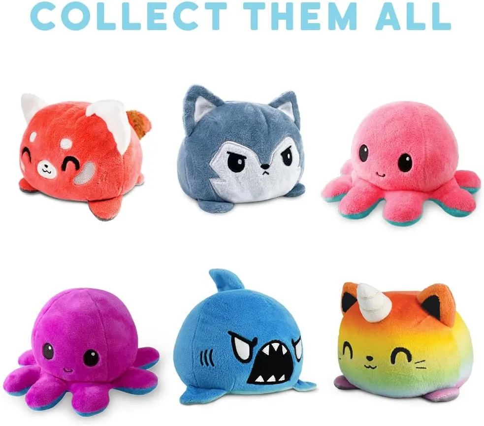 TeeTurtle - The Officially Licensed Original Sanrio Plushie - My Melody   Kuromi - Cute Sensory Fidget Stuffed Animals That Show Your Mood