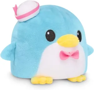 TeeTurtle - The Officially Licensed Original Sanrio Plushie - Tuxedo Sam - Cute Sensory Fidget Stuffed Animals That Show Your Mood