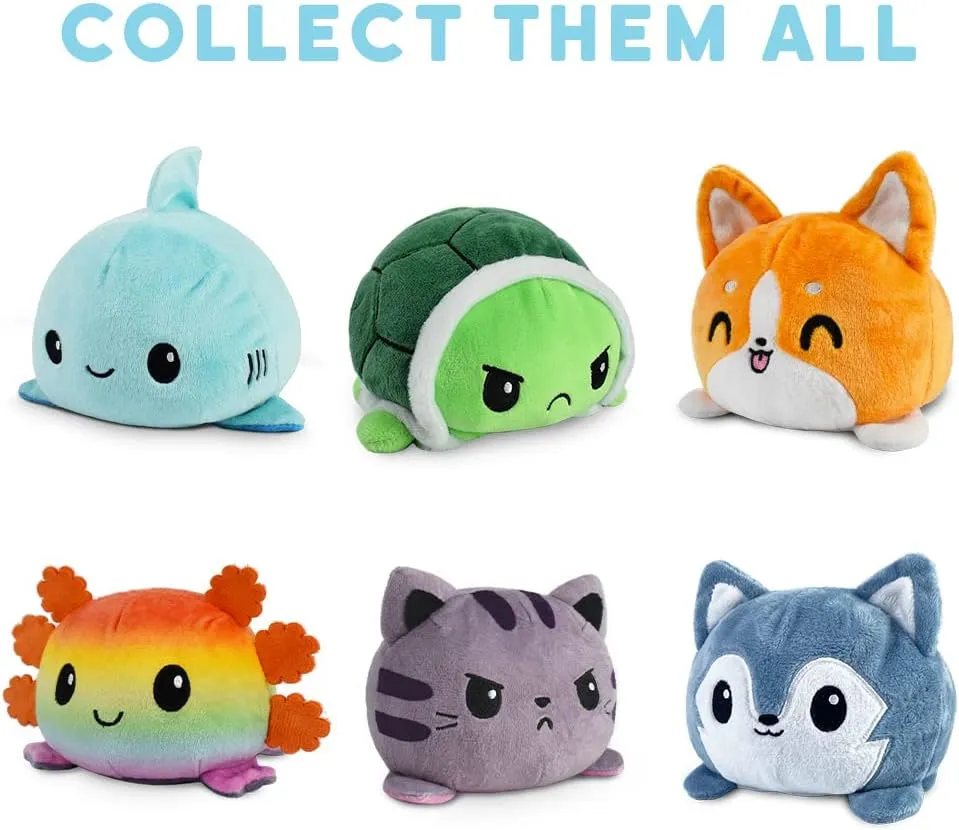 TeeTurtle - The Officially Licensed Original Sanrio Plushie - Tuxedo Sam - Cute Sensory Fidget Stuffed Animals That Show Your Mood