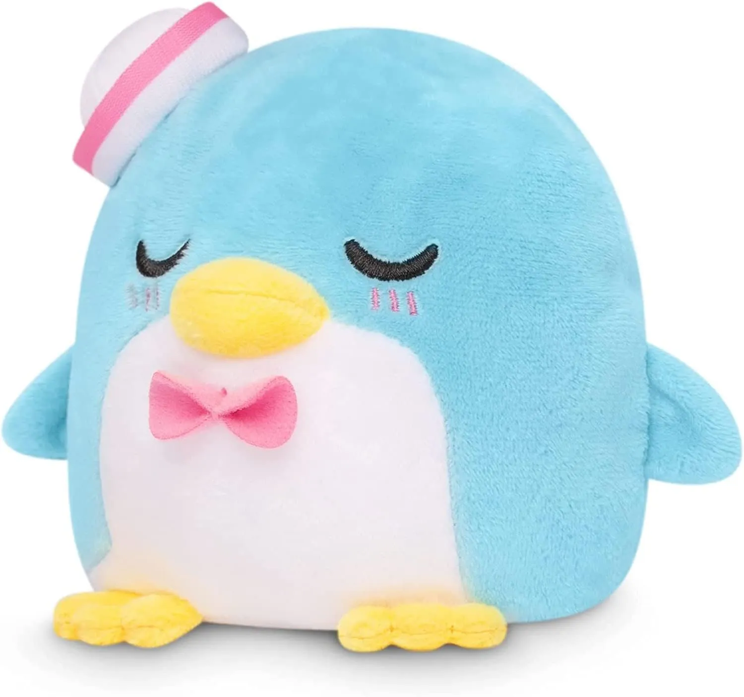 TeeTurtle - The Officially Licensed Original Sanrio Plushie - Tuxedo Sam - Cute Sensory Fidget Stuffed Animals That Show Your Mood