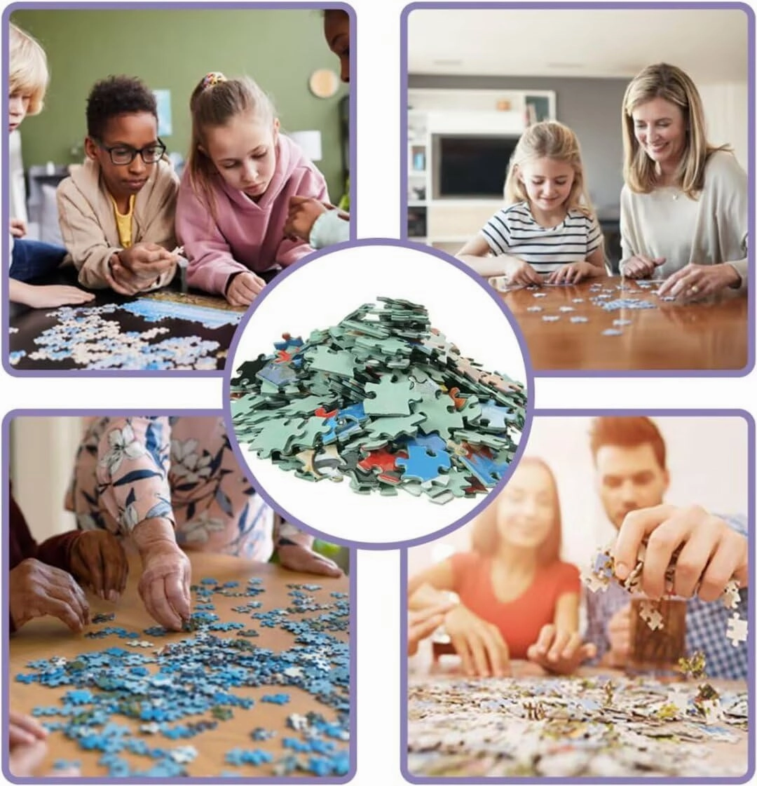 The Cattle are Wandering Leisurely On The Grassland Challenging 1000 Piece Jigsaw Puzzle Jigsaw Puzzles for Adults Children The Young Jigsaw Puzzles for Adult Puzzle Game 1000 Piece Toys Gift