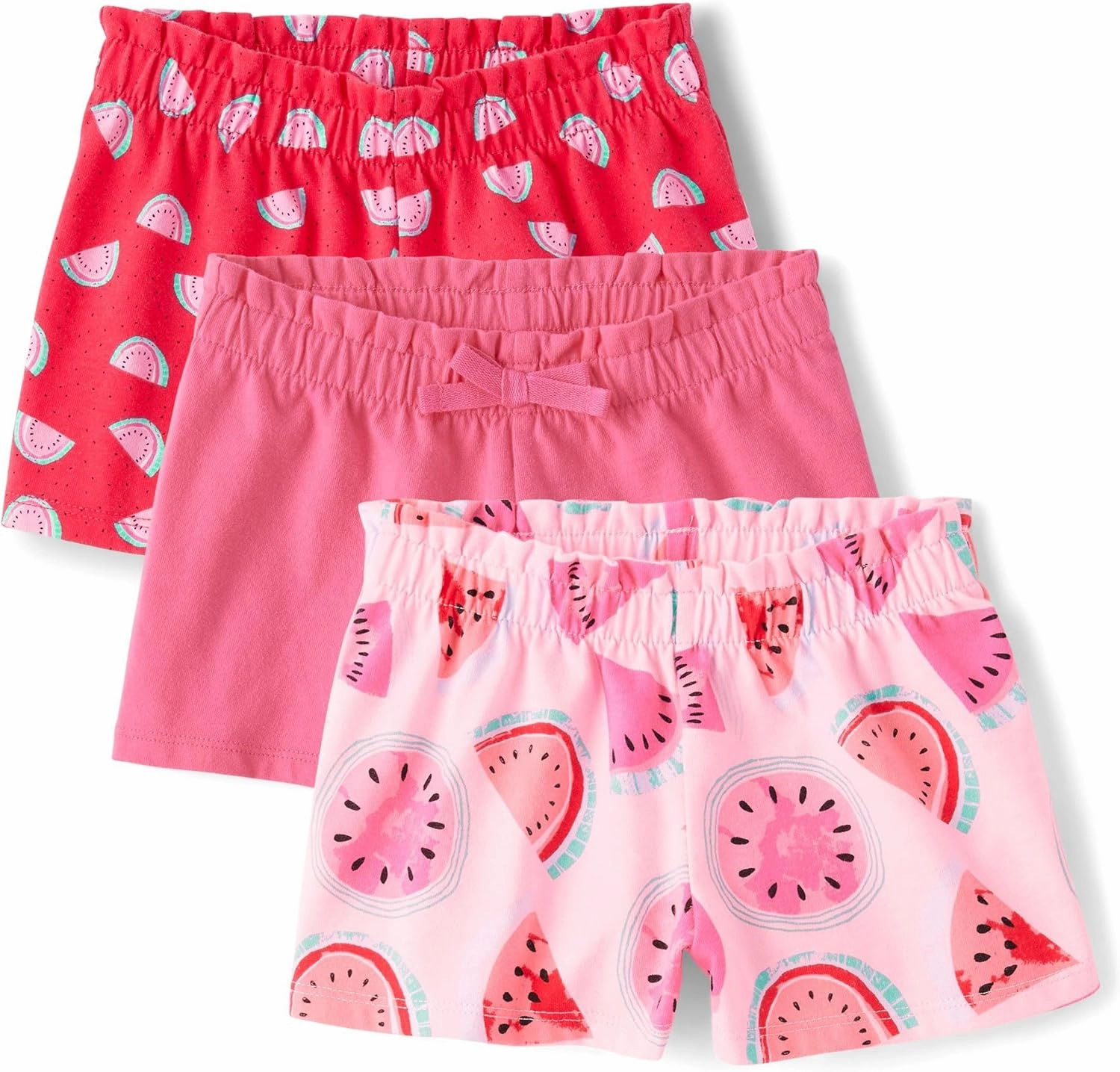 The Children's Place Baby Girls' and Toddler Assorted Pull on Paper Bag Shorts
