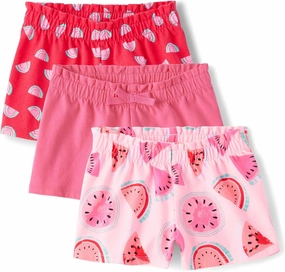 The Children's Place Baby Girls' and Toddler Assorted Pull on Paper Bag Shorts