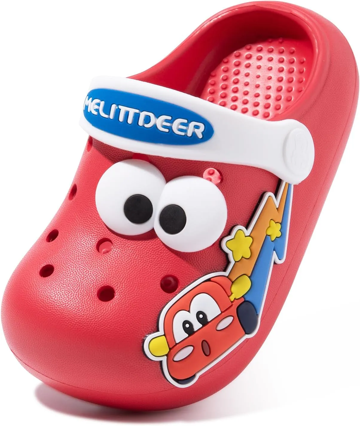 Toddlers Boys & Girls Clogs Cute Cars EVA Non-Slip Lightweight Kids Water Shoes for Summer Beach Pool