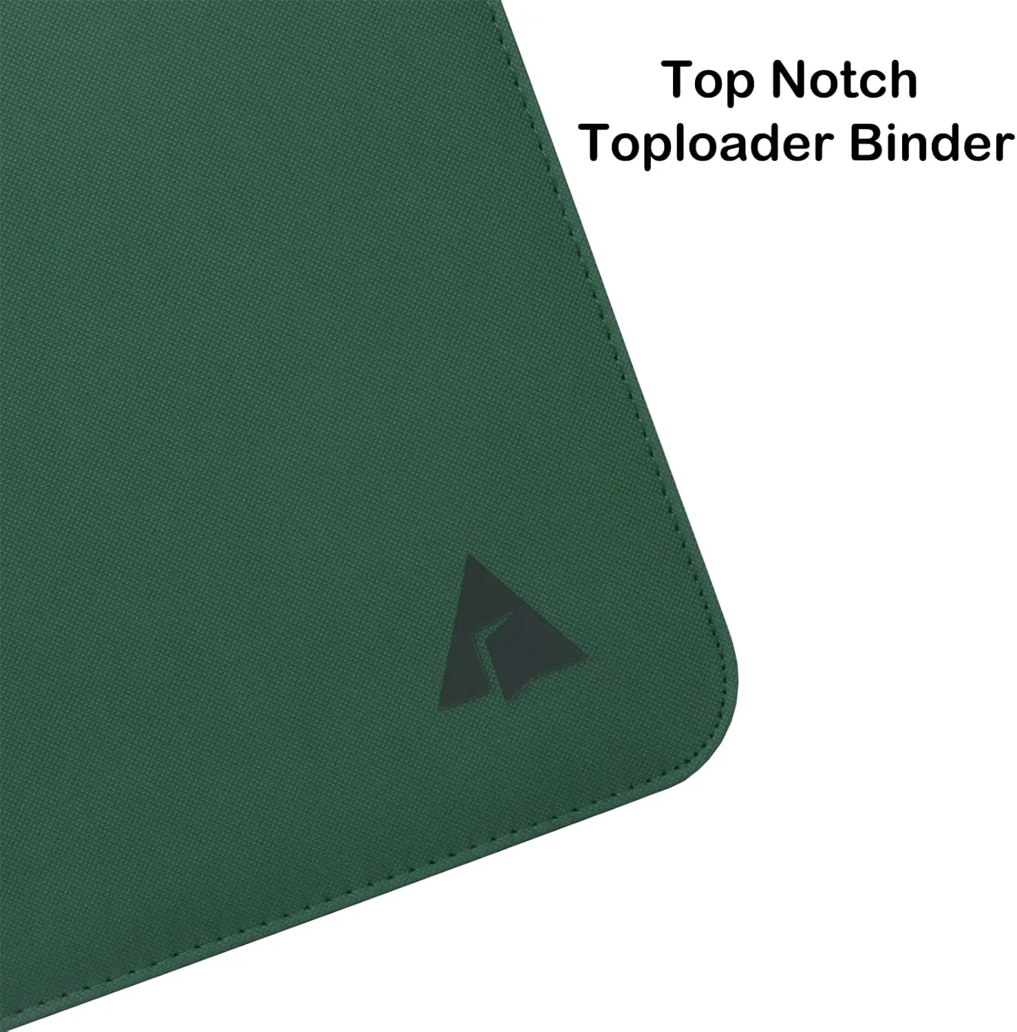 Toploader Binder, Holds 432 Top Loaders, 9 Pockets Top Loader Binder with Sleeves for Cards in 3'' x 4'' Toploaders -Green