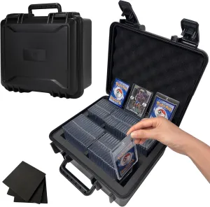 Toploader Storage Box for 3" x 4" 35pt Rigid Card, Top Loader Card Storage Hard Case, Sports Card Boxes for Trading Cards, Top Loaders Holder (Holds 280  Toploaders)