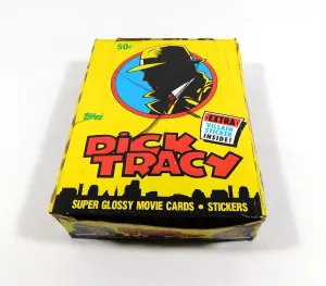 Topps 1990 Dick Tracy Trading Card Unopened Box