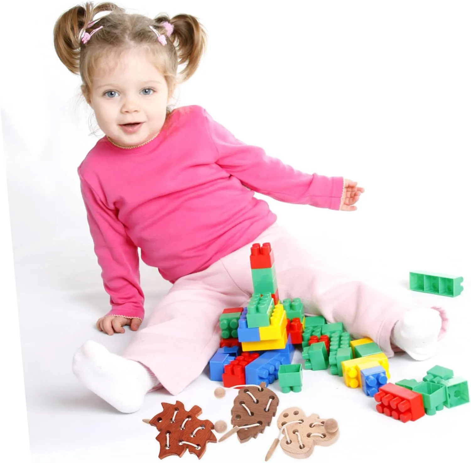 Totority 1 Set Toys Threading Board Toy Wood Threading Toy Children Toy Wooden Lacing Toy for Toddlers Wood Educational Plaything Leaves Wooden Thread Animal Puzzle Threaded Board