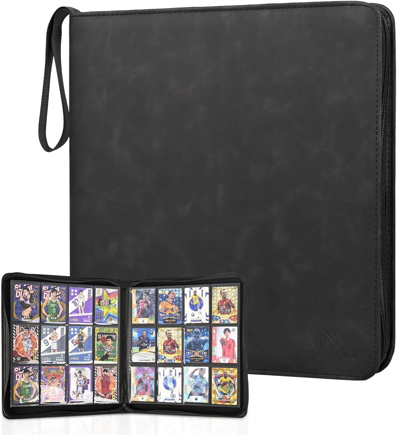 Trading Card Binder 480 Pockets, 12 Pockets Card Binder, Side Loading Card Collection Binder, Collectible Card Albums Card Folder for MTG, TCG, Football, Sports Cards, Game Cards