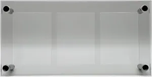 Trading Card Frame Holder Stand Display - 3 Card Slots Clear Acrylic UV Filtering Screwdown