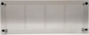 Trading Card Frame Holder Stand Display - 4 Card Slots Clear Acrylic UV Filtering Screwdown