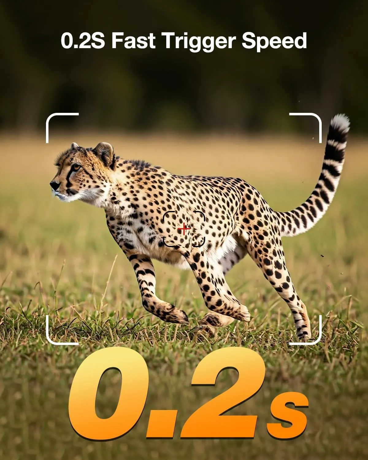 Trail Camera, Celluar Trail Cameras Built-in 4G LTE SIM Card with 2k Live Streaming, 0.2S Trigger Speed Trail Cameras with Night Vision Motion Activated Waterproof IP66 Rating Game Camera
