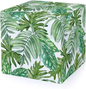 Tropical Palm Leaf Adults 3x3x3 Color-Matching Smooth Fully Printed Cube Gift