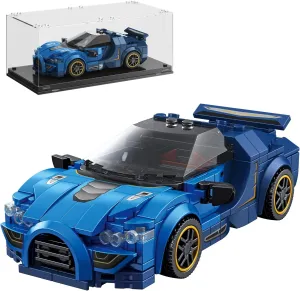TYCOLE Super Sports Car Building Block Set with Display Case,Speed Race Car Building Kits Construction Toy,Car Collectible Model,Christmas Birthday Gift for Adults and Kids 6 and up(326pcs)