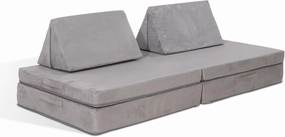 Ulax furniture Kids & Toddler Play Couch - Convertible Folding Sofa with Durable Foam, Modular Design for Versatile Play & Relaxation