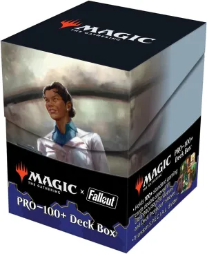Ultra Pro - Fallout 100  Deck Box® - Dr. Madison Li - for Magic: The Gathering, Trading Gaming card merchandise storage protection Deck box collection organizer accessories