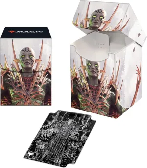 Ultra PRO - Magic: The Gathering Phyrexia All Will Be One - 100  Card Deck Box (Nissa, Ascended Animist) Protect & Store Collectible Cards, Trading Cards, & Gaming Cards, Self Locking Lid Deck Box