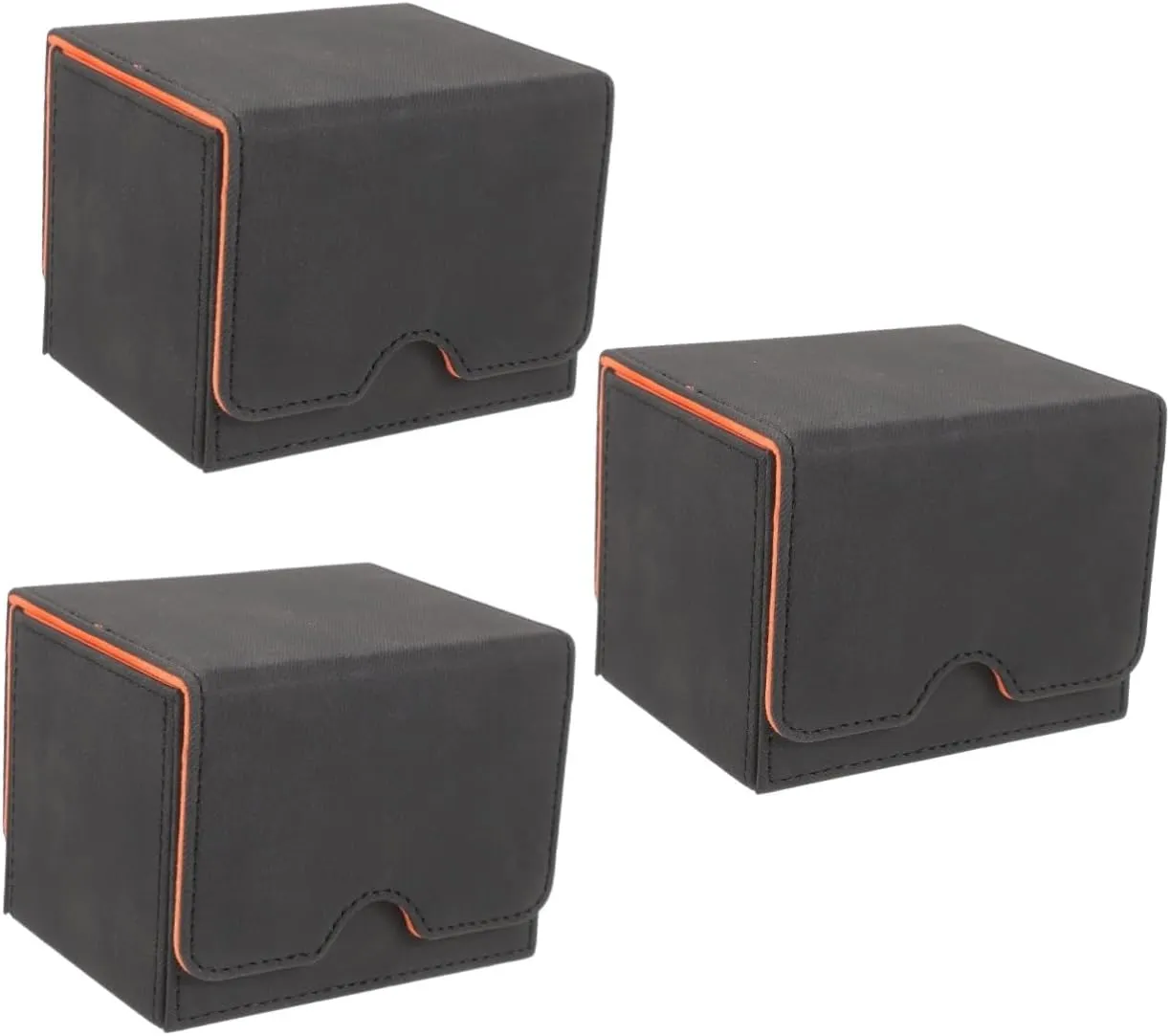 UPKOCH 3pcs Storage Box Pu Card Holder Organizer Safe Material Smooth Edges Dice and Tokens for Safe Organization