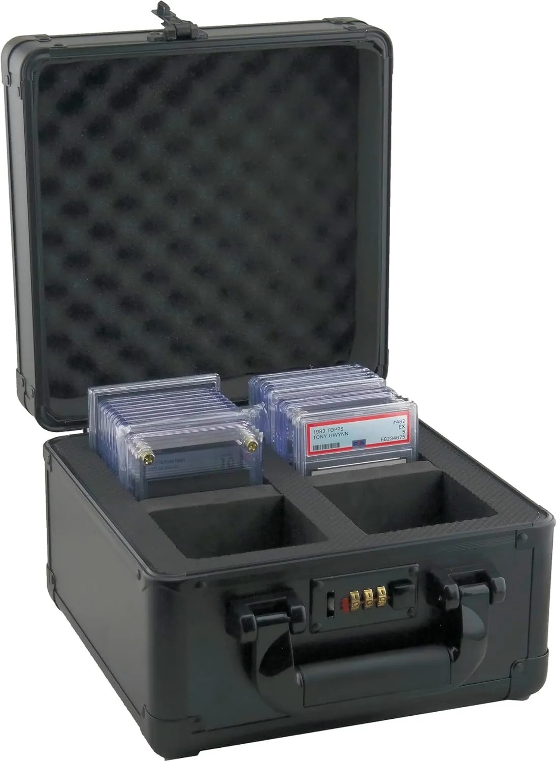 Ursae Minoris Graded Collectible Card Storage/Display Case Two Row up to 100 Cards in BGS SGC PSA Holders with Row Stoppers