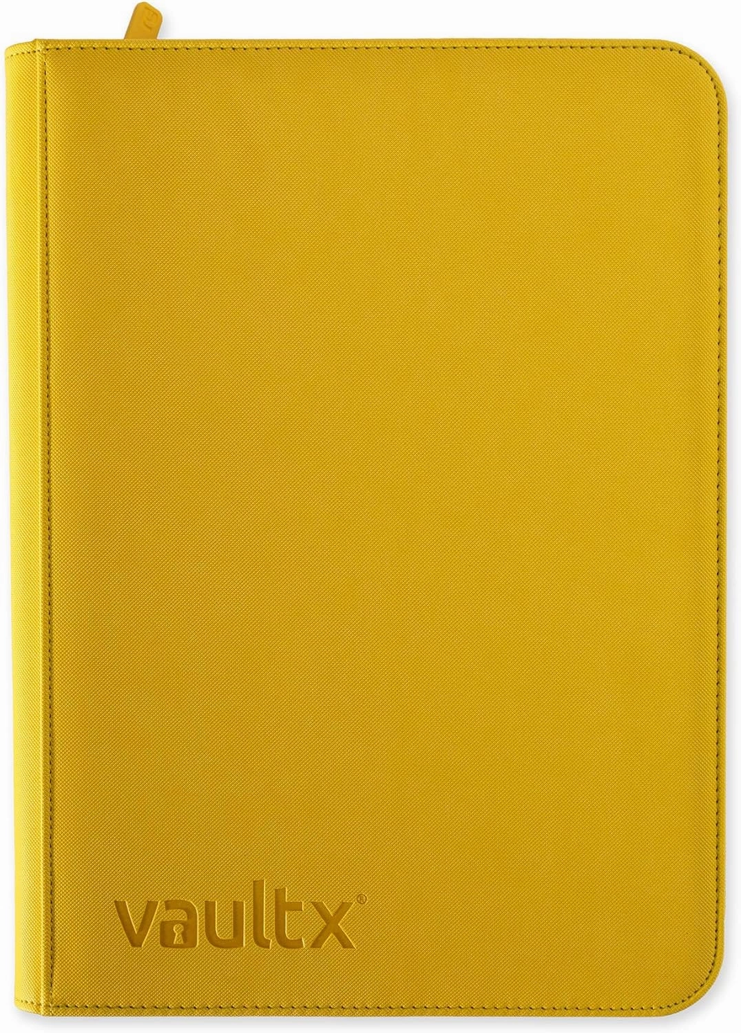 Vault X 9 Pocket Trading Card Zip Binder, 360 Cards, Premium Exo-Tec Album Material, 20 Side-Loading Pages, Folder for Collectible Games, Sports, TCG (Yellow)