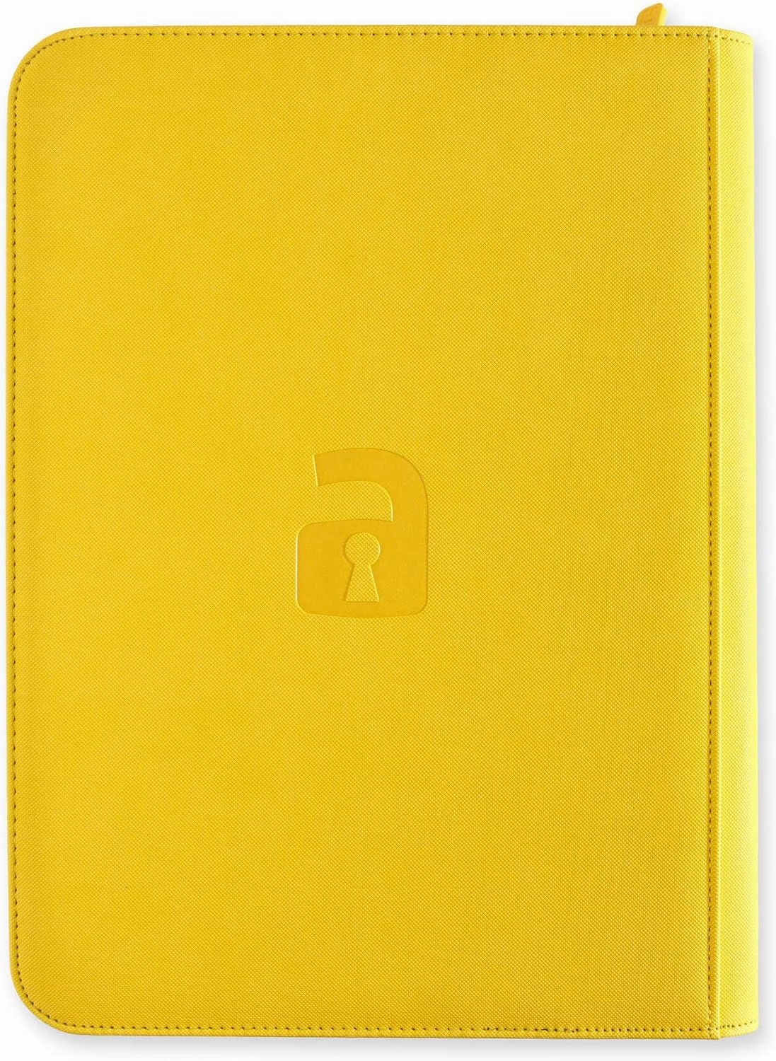 Vault X 9 Pocket Trading Card Zip Binder, 360 Cards, Premium Exo-Tec Album Material, 20 Side-Loading Pages, Folder for Collectible Games, Sports, TCG (Yellow)