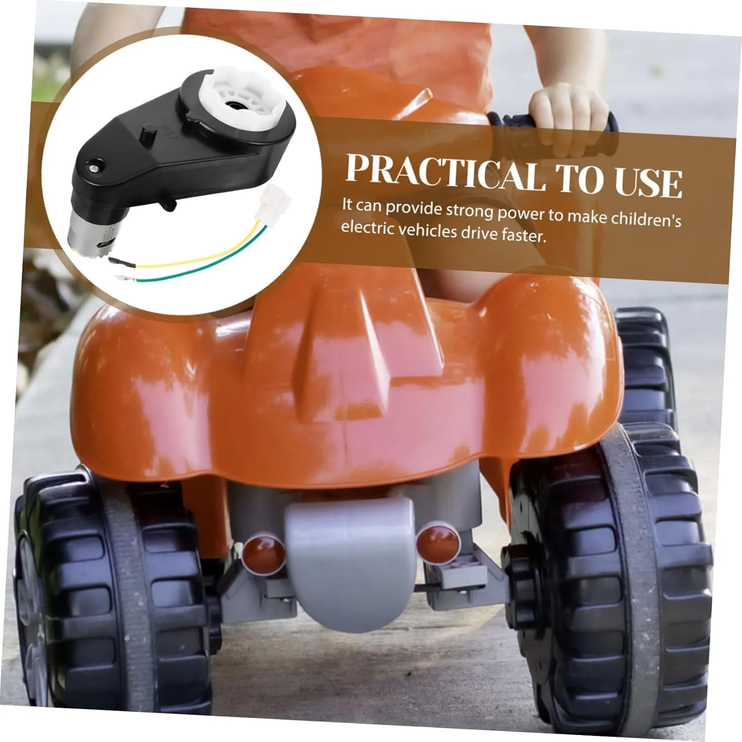 VICASKY Motor Gear Case for Boy Girl Electric Car High-Temperature Resistant Replacement for Projects Toys Compatible Motors