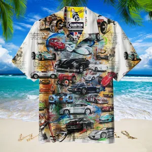 Vintage Cars | Unisex Hawaiian Shirt