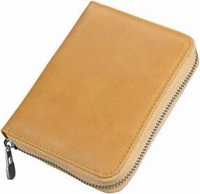 Wallet Purse,Coin Pocket, Genuine Leather Organ Card Case Women's Double-row Multi-card RFID Anti-magnetic Card Case Men's Card Holder Coin Purse (Color : D, Size : As shown in the picture) ( Color :
