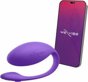 We-Vibe Jive Lite Wearable Panty Vibrator for Women | Discreet App Control G Spot Massager | Long Distance Adult Sex Toys with 10 Intensity Levels | Egg Vibrators Gifts for Female Couples | Purple