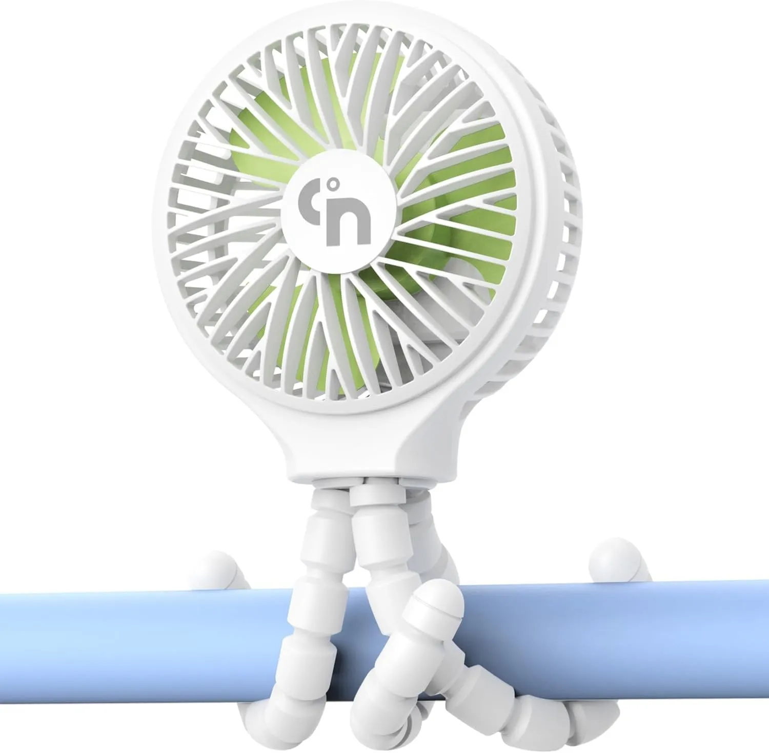 WiHoo Stroller Fan Clip On for Baby Battery Operated Fan Portable Fan Rechargeable Mini Handheld Car Seat Fan Small USB Desk Personal Fan for Stroller Accessories/Crib/Camping/Traveling