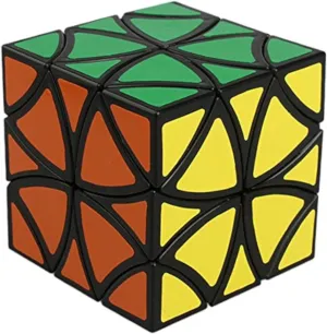 Willking Butterfly Curvy Copter Puzzle Cube Helicopter Twisty Toy Gift Idea for X'Mas Birthday Collector's Cube Black