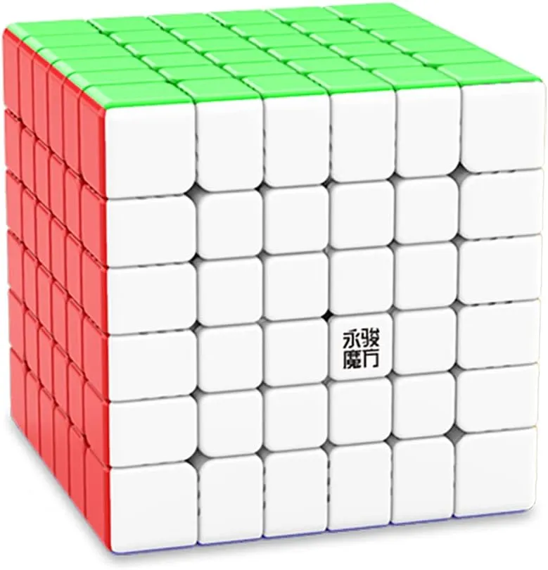 Willking YJ Yushi 2M 6X6 Magnetic Speed Cube Stickerless Yongjun 2M 6x6x6 Magnetic Magic Cube Puzzle 65mm