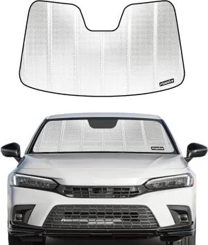 Windshield Sun Shade for 2022-2025 Honda Civic. Front Window Sunshade with Storage Bag B