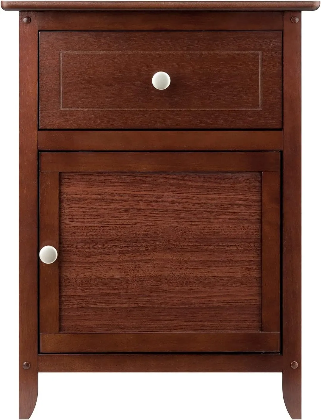 Winsome Wood Eugene Accent Table, Walnut, FURNITURE