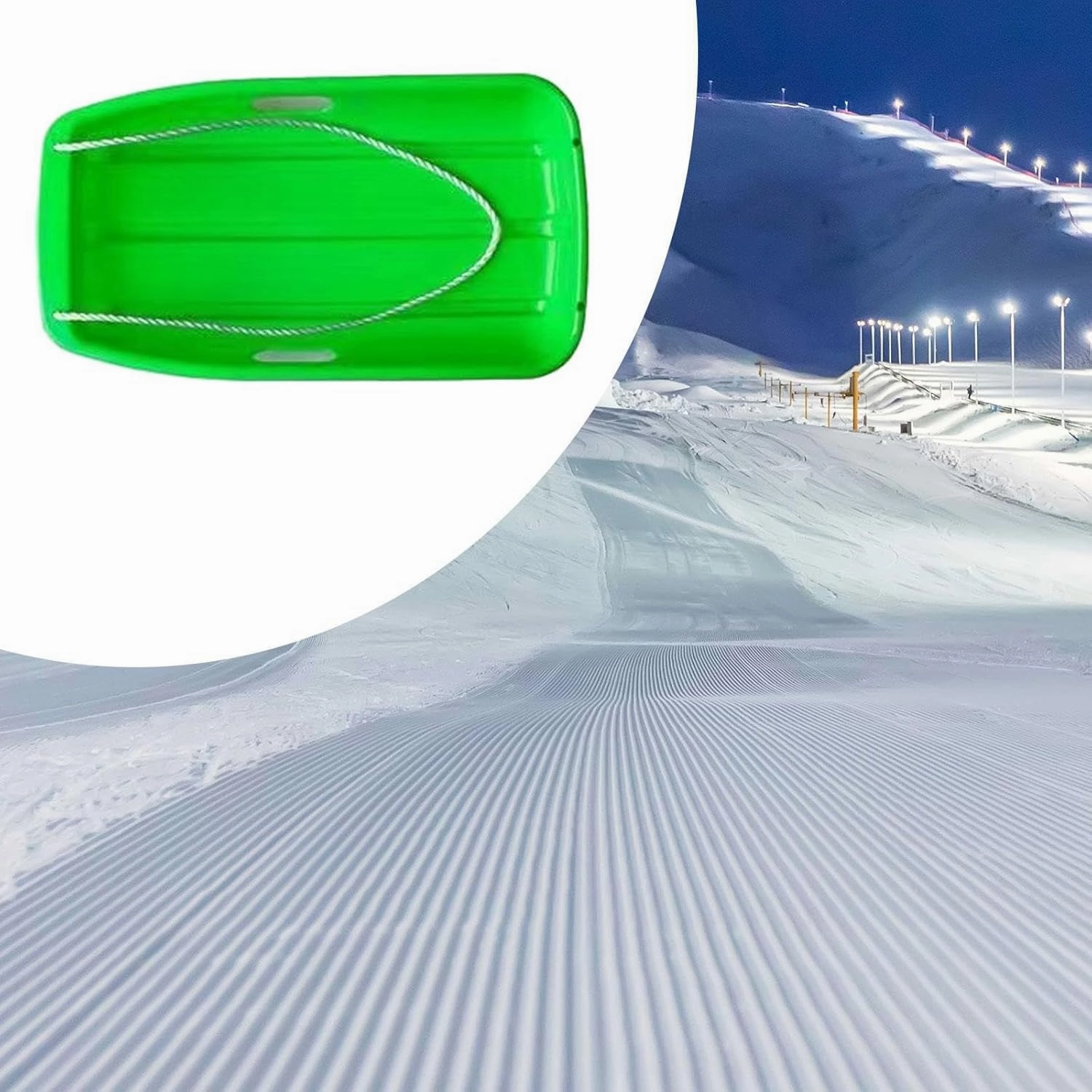 Winter Snow Sled for Adults, Snow Toy, Flexible,Sledding,Supplies,Downhill Sprinter Sleds,Sand Board Sleigh for Sports,Garden