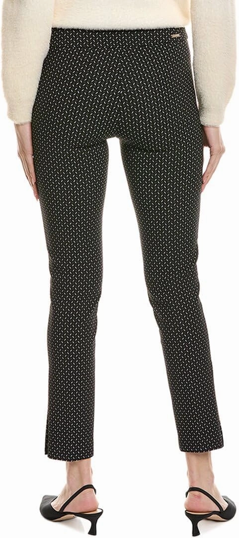 Women's Jacquard Abstract Print Pull-On Pants