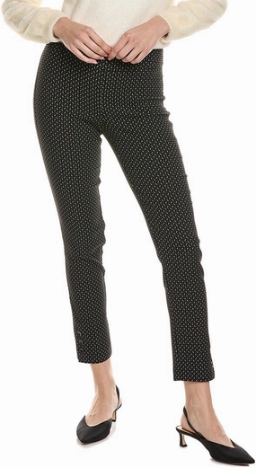 Women's Jacquard Abstract Print Pull-On Pants