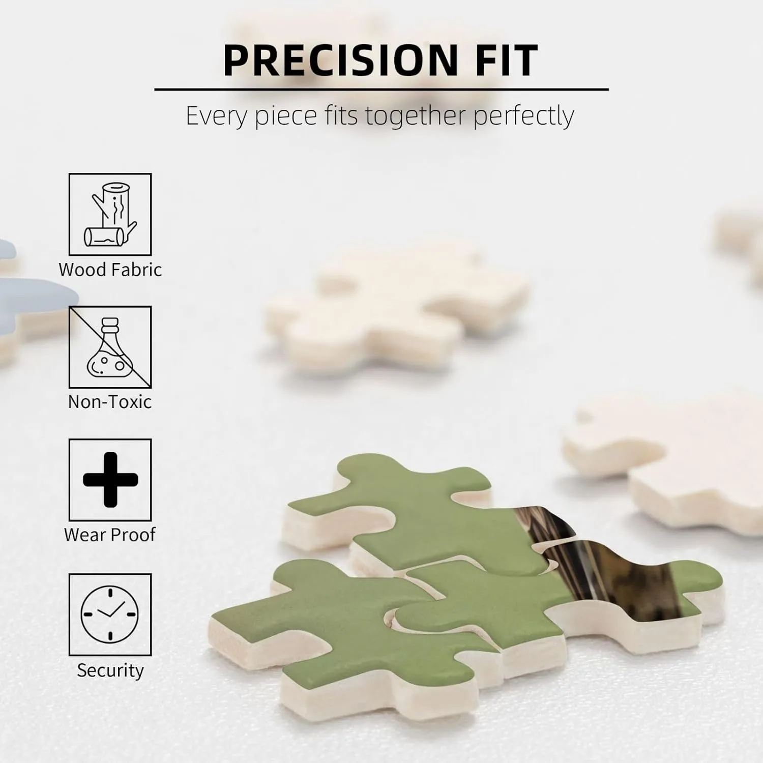 Wooden Puzzle -1000 Piece Falcons On The Grassland Printed Adult Puzzles, Perfect for Home Leisure and Entertainment -19.7x29.5 Inches