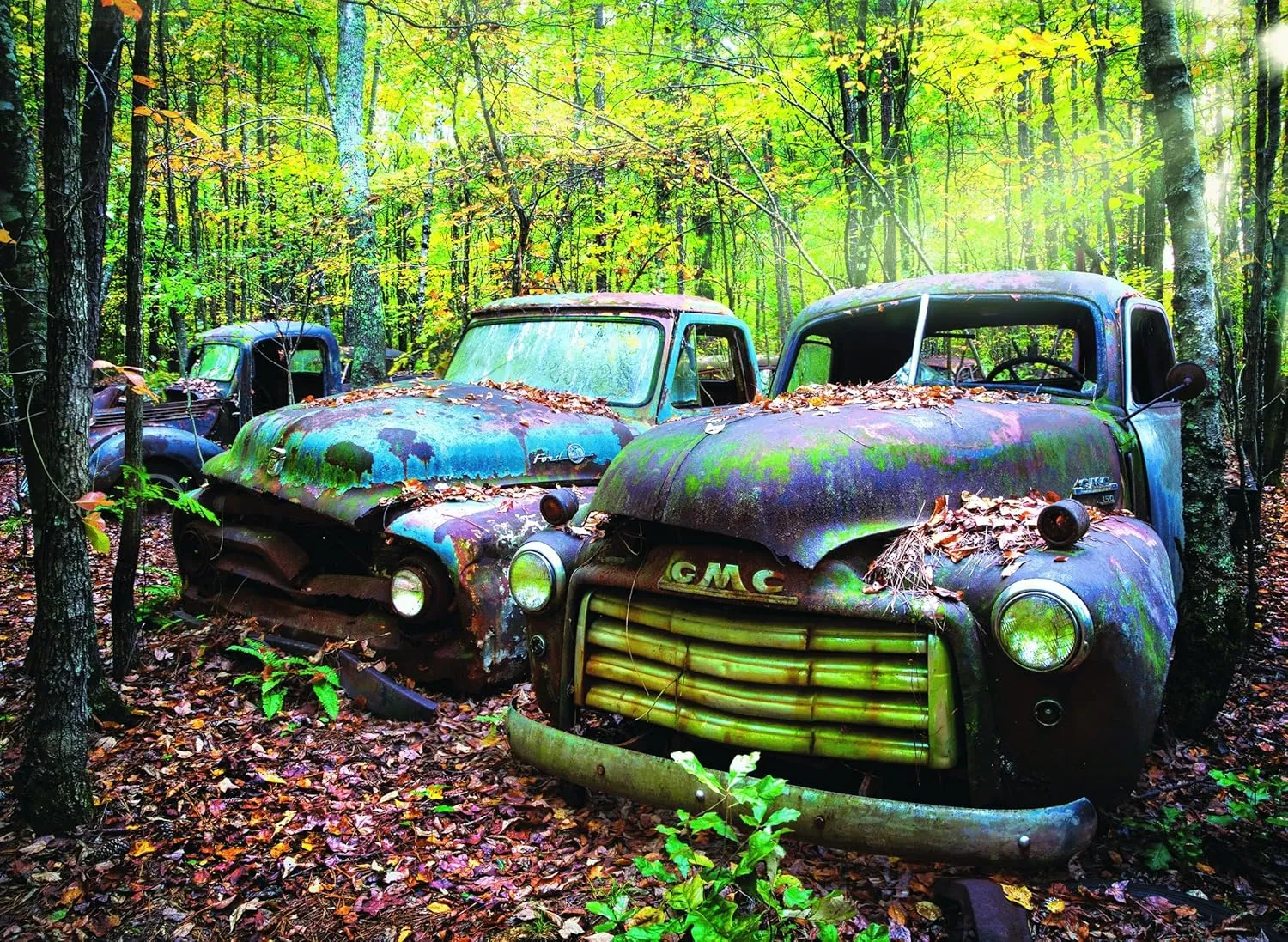 Wooden Puzzles Classic Car 1000 Piece Jigsaw Puzzle for Kids and Adults, Educational Car Art Modern Puzzles Educational Gift,Unique Present for Children and Adults 1000 PCS