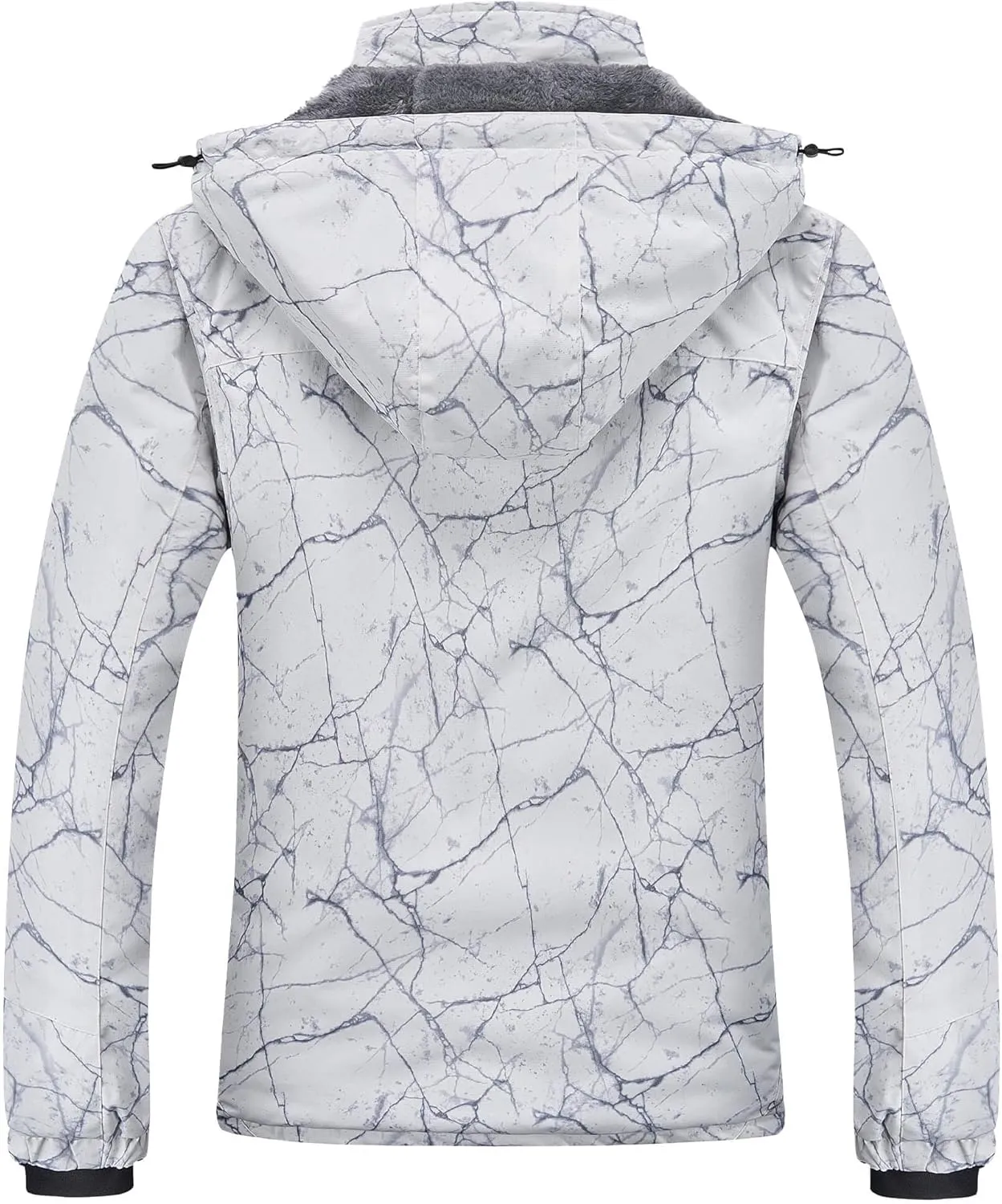 WULFUL Women’s Waterproof Snow Ski Jacket Mountain Windproof Winter Coat with Detachable Hood