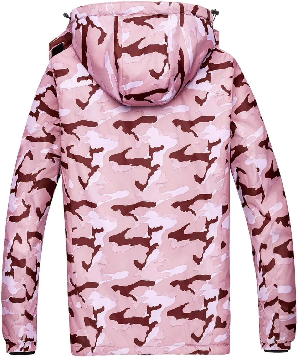 WULFUL Women’s Waterproof Snow Ski Jacket Mountain Windproof Winter Coat with Detachable Hood