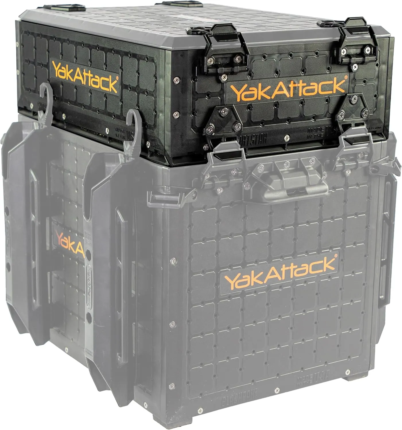 YakAttack ShortStak Upgrade Kit for BlackPak Pro, 13" x 16" - Black (BLP-AC-0010-BK) | Kayak Fishing Accessories
