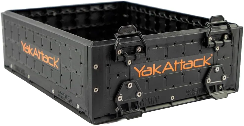 YakAttack ShortStak Upgrade Kit for BlackPak Pro, 13" x 16" - Black (BLP-AC-0010-BK) | Kayak Fishing Accessories