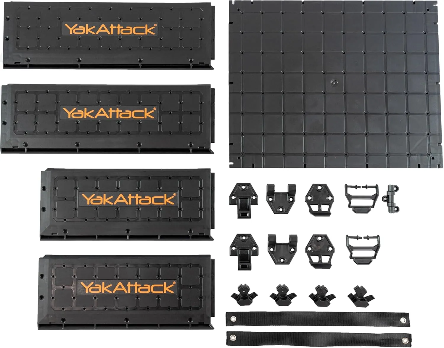 YakAttack ShortStak Upgrade Kit for BlackPak Pro, 13" x 16" - Black (BLP-AC-0010-BK) | Kayak Fishing Accessories