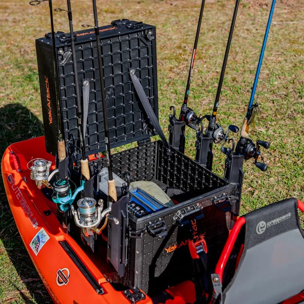 YakAttack ShortStak Upgrade Kit for BlackPak Pro, 16" x 16" - Black (BLP-AC-0011-BK) | Kayak Fishing Accessories