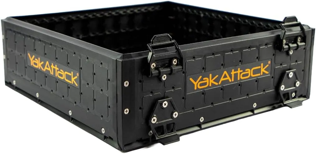 YakAttack ShortStak Upgrade Kit for BlackPak Pro, 16" x 16" - Black (BLP-AC-0011-BK) | Kayak Fishing Accessories