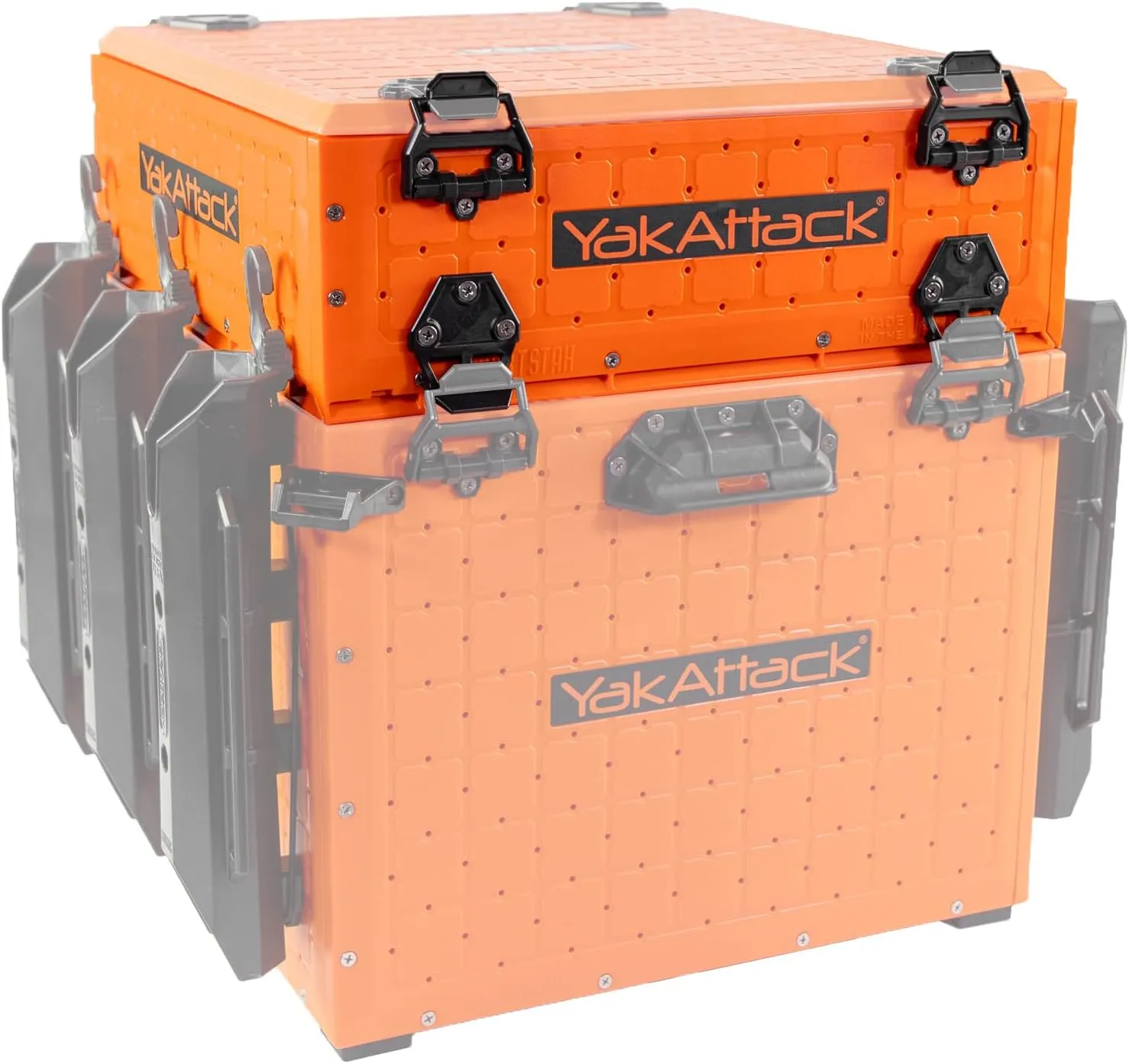 YakAttack ShortStak Upgrade Kit for BlackPak Pro, 16" x 16" - YakAttack Orange (BLP-AC-0011-OR) | Kayak Fishing Accessories