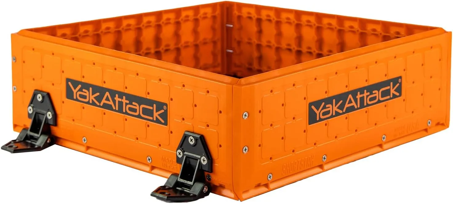 YakAttack ShortStak Upgrade Kit for BlackPak Pro, 16" x 16" - YakAttack Orange (BLP-AC-0011-OR) | Kayak Fishing Accessories